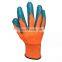 Outdoor Construction Labor Protective Safety 13G Knitted PU Coated Cut Resistant Work Glove