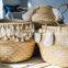 Seagrass Belly Basket, Basket With Tassels Planter Pot, Best Seller Woven Plant Holder Wholesale