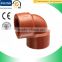 Brown colour BS Standard PPH Elbow With Brass Fittings