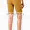 OEM Supplier Ribbed Biker Shorts Crotchless Women Cycling Short Pants Workout Exercise Gym Wear Yoga Clothing
