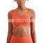 Nude Feeling Air Sexy Mesh Patchwork Sports Bra Top Gym Sports Wear Fitness Yoga Bra Top Fashional Women Crop Top