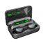 Wireless Bluetooth earphones with long-lasting battery case for sports earphones