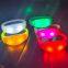 Christmas LED Flashing Wristband Custom LOGO Glow in Dark Sound Sensor LED Silicone Bracelet