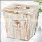 nutural wooden Ricer storage barrels wood cereal boxes