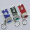 plastic Led Keychain Flashlight With Coin Holder