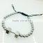 Custom high quality stainless steel jewelry handmade Man dumbbell bracelet