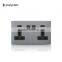 Shopping Websites Sold Home or Hotel 2 Gang 13A Electrical Switch And Socket