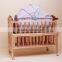 Luxury wood baby cot