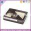 Luxury creative design paperboard cigar packaging box with window/cigar box with insert holder