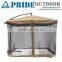 Summer New Outdoor Shade Gazebo With Aluminium Profile For Pop Up Mosquito Net
