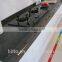 Pure black Polyster solid surface artificial stone sheet slab