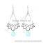 aqua chalcedony chandelier earrings,wholesale earrings bulk,wholesale sterling silver jewelry sale