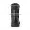 New high Black Genuine Leather Military Boots Rubber sole Cement Construction Half Ankle boots Duty and Military footwear