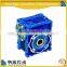 Modern modular designed Nrv 75 50 : 1 ratio 20Cr key 6mm single input gear shaft worm speed reducer