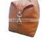 2016 Fashionable waterproof duffle bag Brown genuine Leather travel dufflel bag
