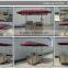 Stainless steel mobile food cart with wheel for sale BN-618