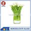 polished crystal clear explosion proof glass vase
