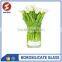 high heat resistant double decorative glass vase