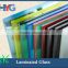 Opaque laminated window glass for building glass windows and doors