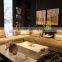 S10931 golden color latest living room sofa set furniture