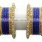 Bollywood Indian Costume Crystal Style bangles Set For Wedding