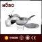 Stainless Steel frying pan steamer with lid