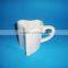 Heart shape mug /valentine porcelain mug with custom design