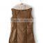 2016 Europe style high -end faux fur vest