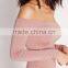 Sexy bardot long sleeve bodycon Cocktail Evening Party Bodycon Dress