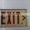 UL 924 Photo-luminous exit sign RED COLOR