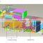 AOLAN combined dew point indirect desert cooler 5000m3/h to 2000m3/h air flow