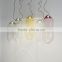 Yellow Big Bubble Haning Lights Clear Glass Pendant Lamp for Dining Room