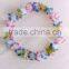 Customized Promotional Colorful Flower Lei Hawaii Collar for Hawaii