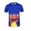 2016 custom wholesale top design men running sublimation tshirt