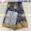 CL14-223 3D Flower design fabric with gold thread french net lace for women making dress tulle lace fabric