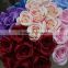 wholesale artificial silk rose flower head