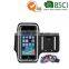 China manufactorer custom sports running adjustable pu phone armband case