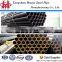 carbon BS EN 10219 low carbon erw structural steel pipe