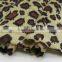 yellow leopard patter polyester satin Spandex elastic print Fabric donald duck fabric