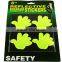 PVC safety reflective material product smile reflective sticker