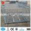 Metal Wire Storage Cage/ Rolling Wire Mesh Container(iso9001,2000)