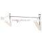 Invisible Folding Clothes Hanger Wall Mounted Clothes Hanger Rack White