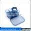 Custom made top grade natural Plastic cosmetic storage box on dressing table