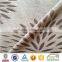 animal print 100 polyester micro velboa brushed fabric