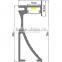 New type aluminum extrusions for wall mounted / led bar light with CE and RoHs