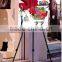 outdoor black lightweight tripod painting easel shop poster advertising easel