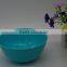 Colorful cheap plastic salad bowl in set