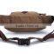 Man high quality waist pack brown color canvas waist bag man cheap chest bag very low price factory bags