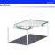Simple stainless steel wooden work desk