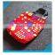 Recycled hot sell eco-friendly red organic cotton shopping bag